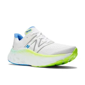 Womens New Balance Fresh Foam More V4 in White/Cobalt