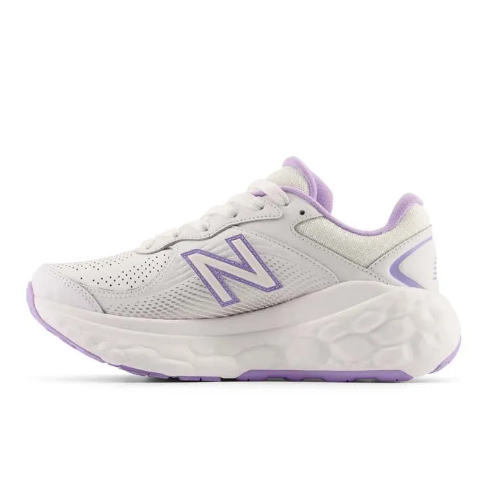 Womens New Balance Fresh Foam W840V1 in White/Lilac Glo/White