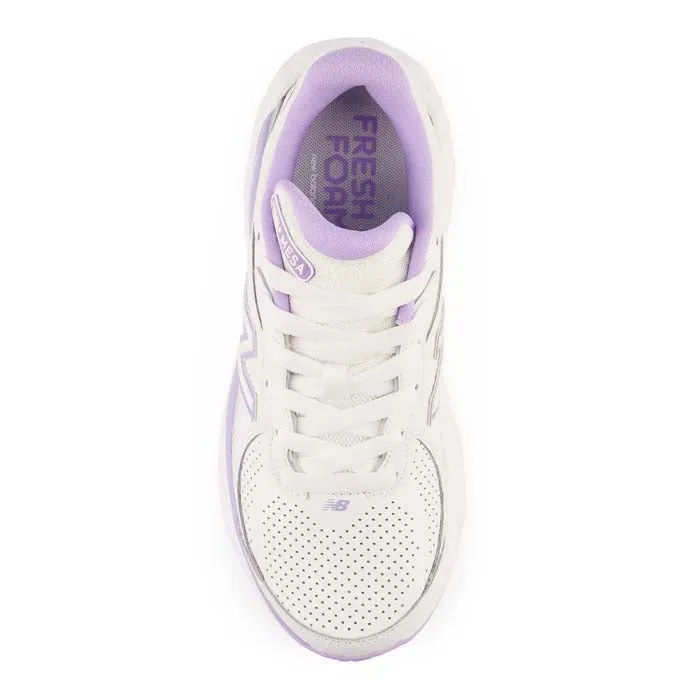 Womens New Balance Fresh Foam W840V1 in White/Lilac Glo/White